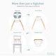 preview thumbnail 14 of 20, Evolur Ann Beechwood 4-in-1 Highchair