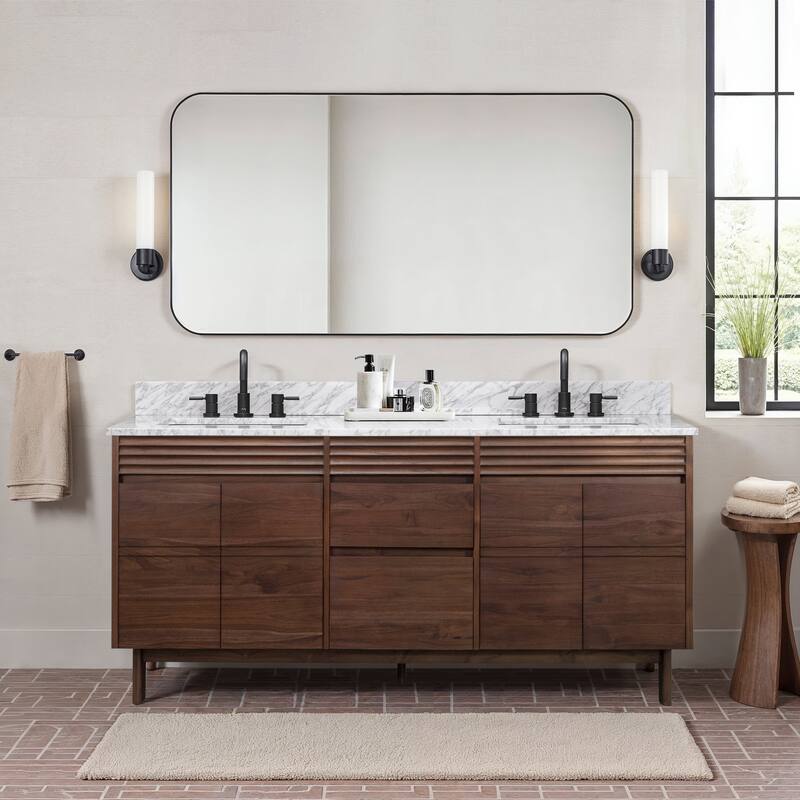 Avanity Carina Bathroom Vanity Only in Coffee Teak