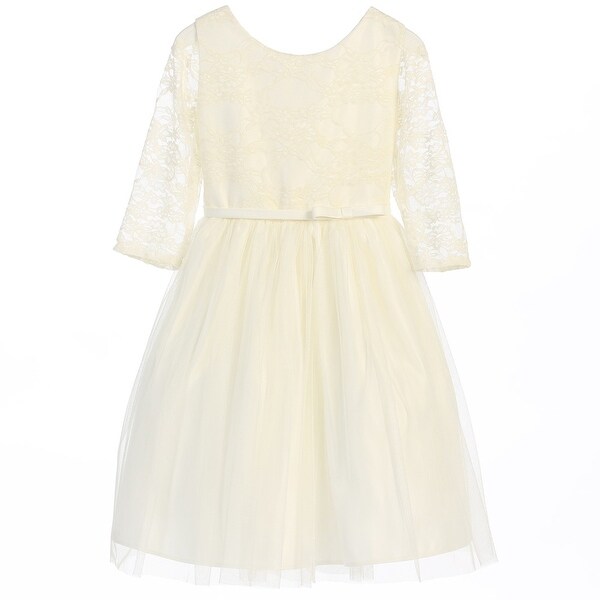 girls white christmas dress