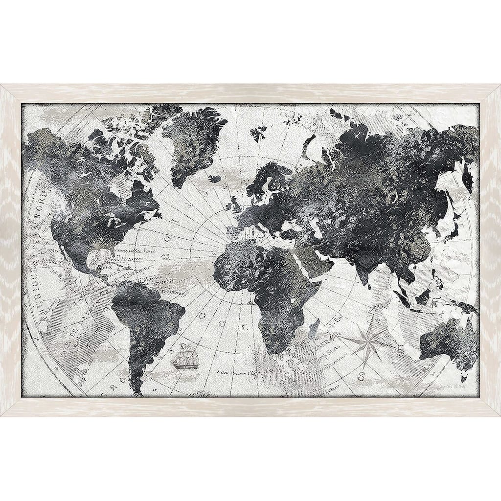 "Modern Atlas" Print on Acrylic.