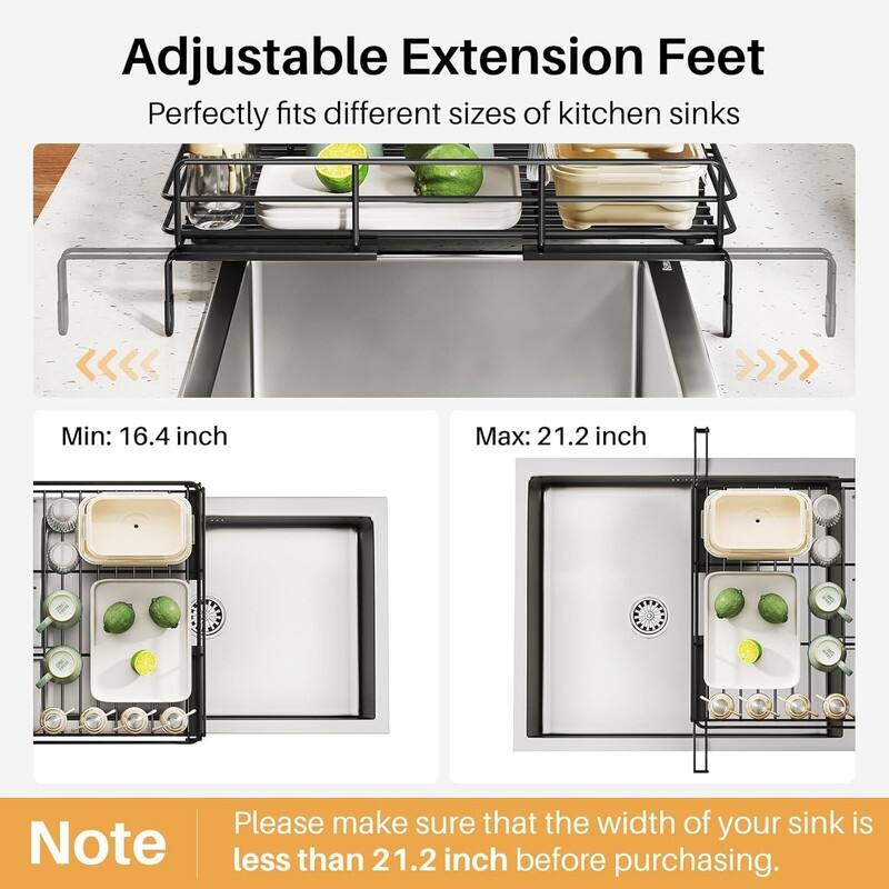 Dish Drying Rack - Extendable Dish Rack
