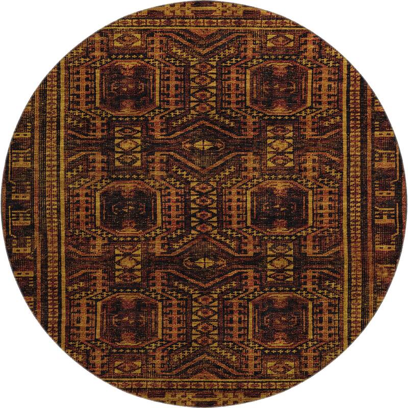 Premium Washable Super Soft Traditional Global Mayfield Rug