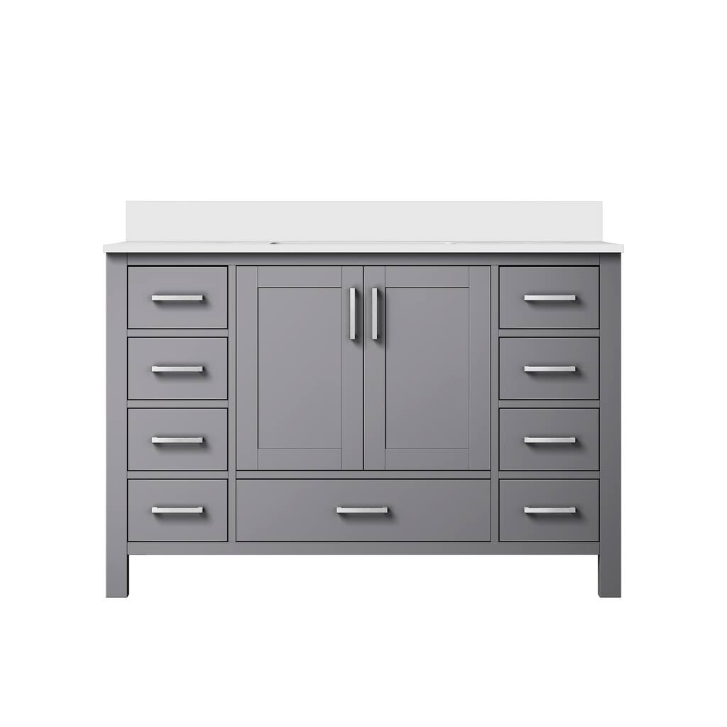 Jacques Bath Vanity with Carrara Marble Top and Sink
