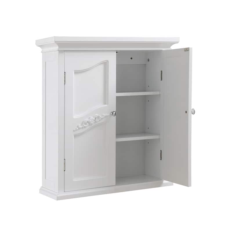 Teamson Home Versailles Two-Door Removable Wall Cabinet