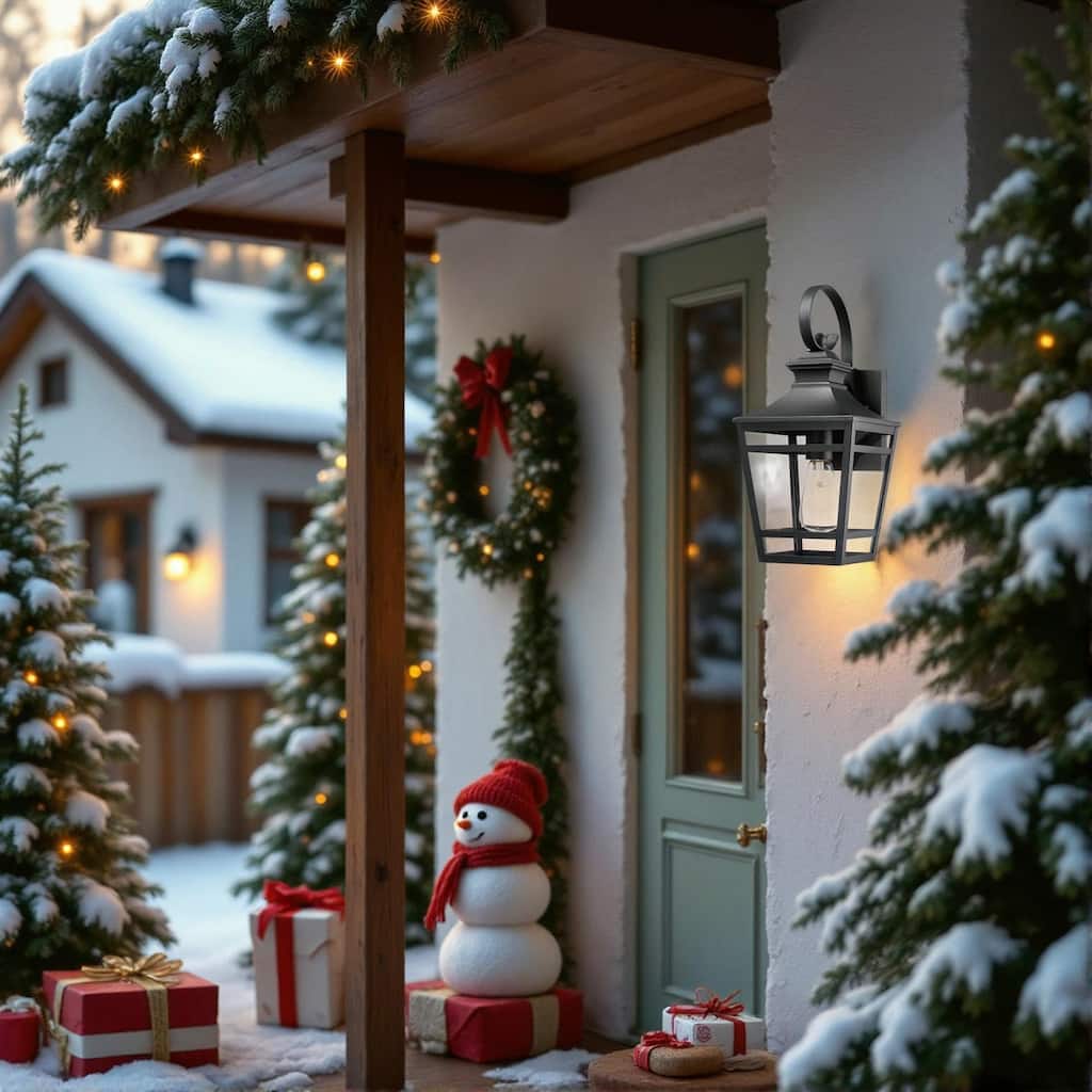 Fixtures Wall Mount Modern Outdoor Wall Sconce Lantern for House, Front Porch, Anti-Rust Waterproof Outdoor Garage Lights