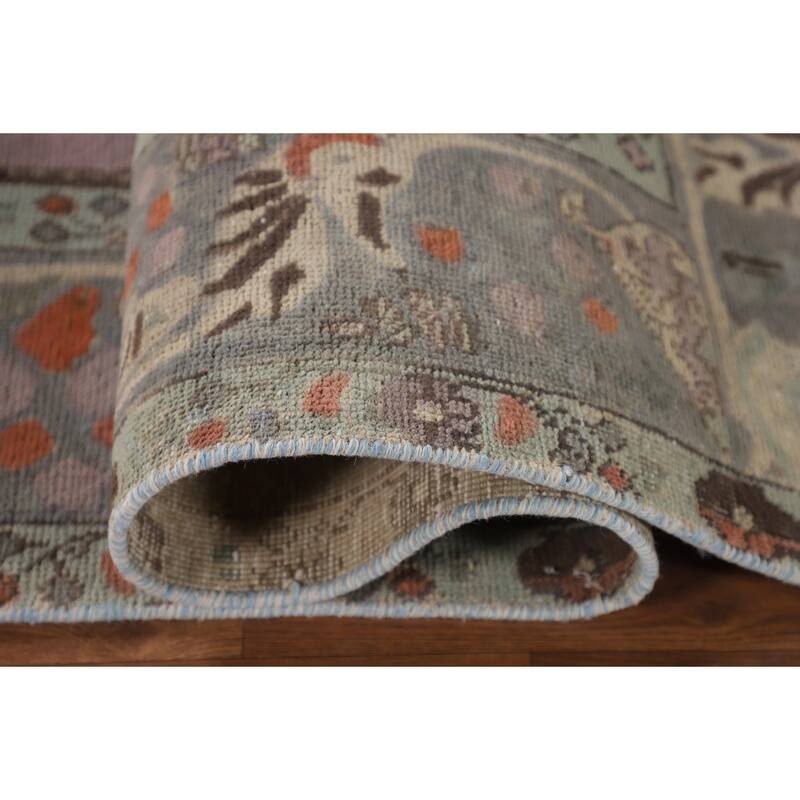 Tabriz Tabriz Persian Vintage Area Rug Handmade Wool Carpet - 6'2"x 9'11"