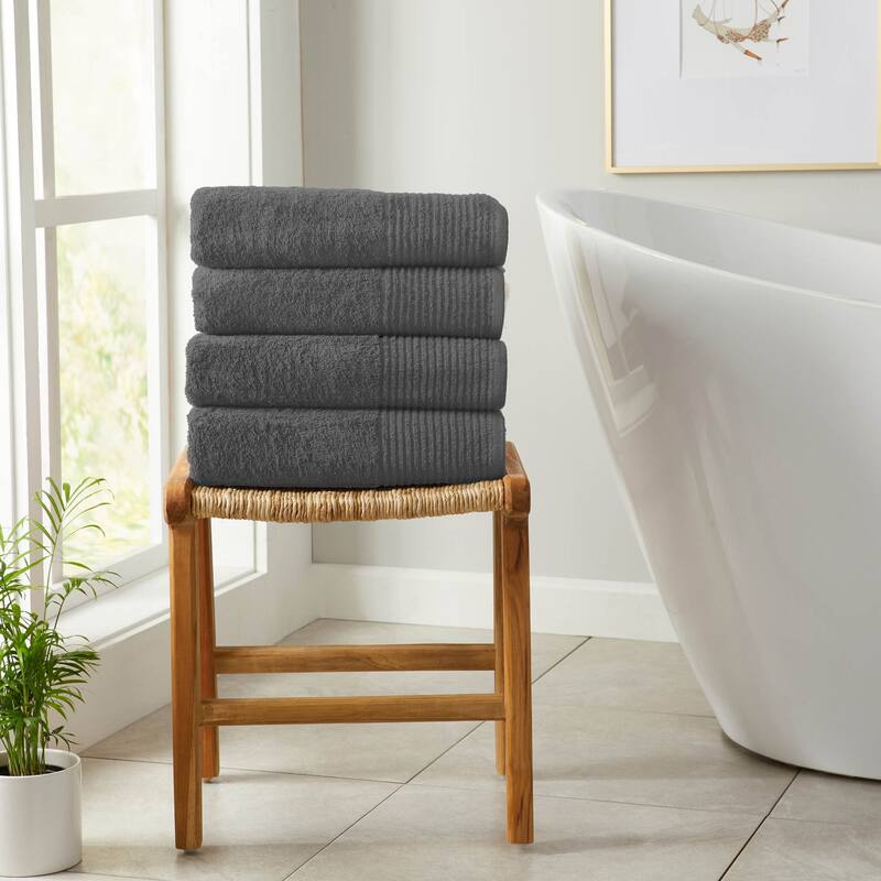 Linery & Co. 100% Featherspun Cotton Quick-Dry Bath Towel