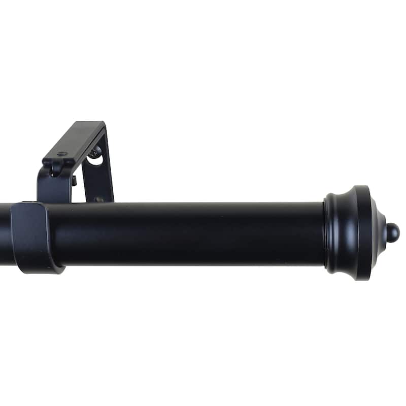 Meriville 1-Inch Diameter Linder Single Window Curtain Rod