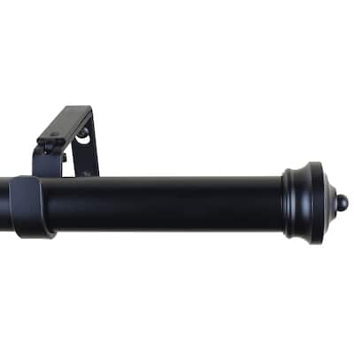 Meriville 1-Inch Diameter Linder Single Window Curtain Rod