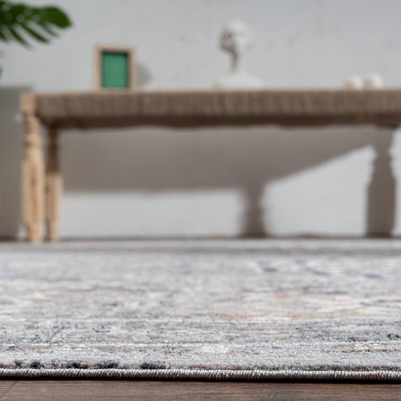 Vintage Greys Traditional Area Rug