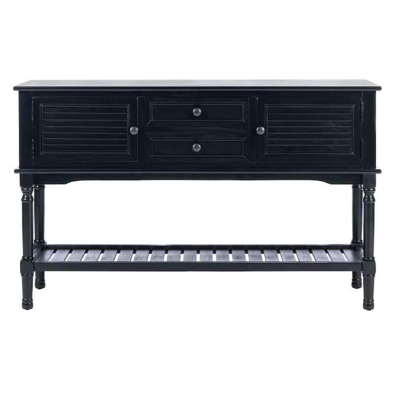 SAFAVIEH Vella 2-Drawer 2 Door Console Table - 47.3" W x 13" L x 29.5" H - 47Wx13Dx30H