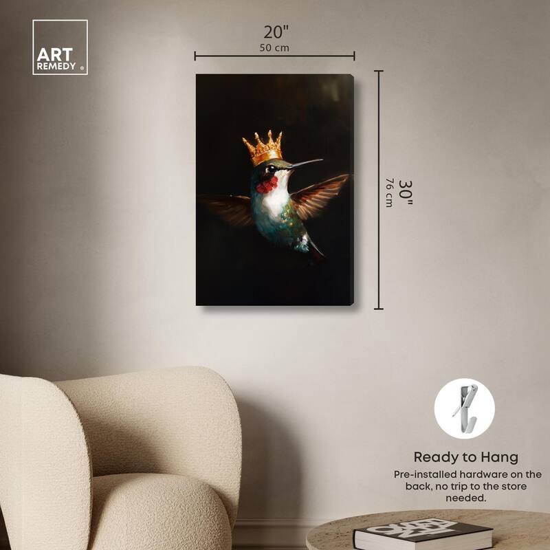 Royal Bird I Canvas by Art Remedy, Gallery Wrapped