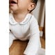 preview thumbnail 8 of 11, Ely's & Co. Organic Wide Rib Embroidered Scallop Collar Footie Collection