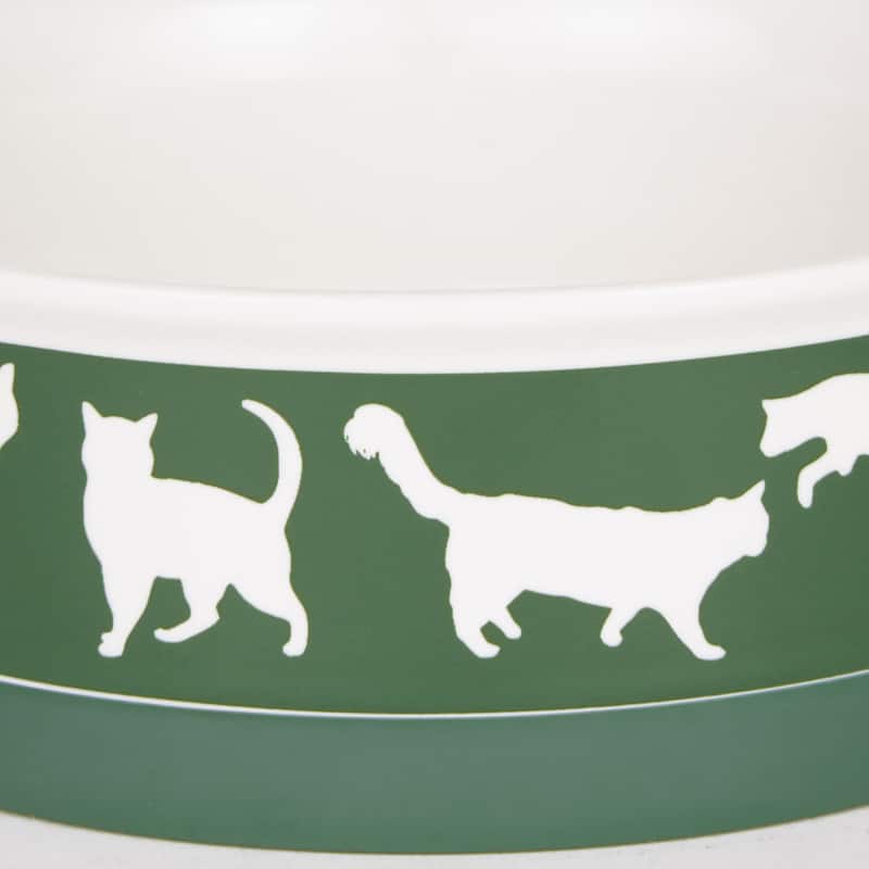 Bone Dry Pet Bowl Cats Meow (Set of 2)