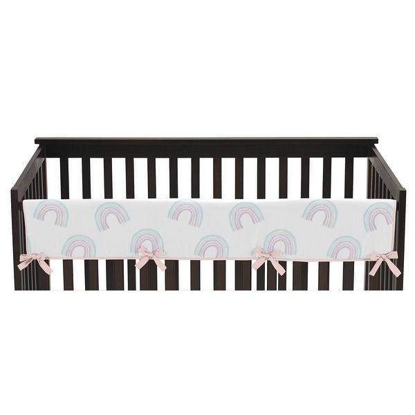 Rainbow discount cot bumper
