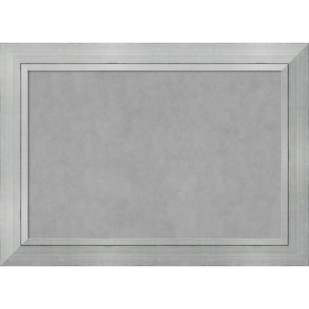 Amanti Art Romano Silver Framed Magnetic Board