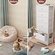 preview thumbnail 60 of 68, Slim Tall Vertical 7-Drawer Chest Dresser Closet Storage Organizer Unit for Bedroom