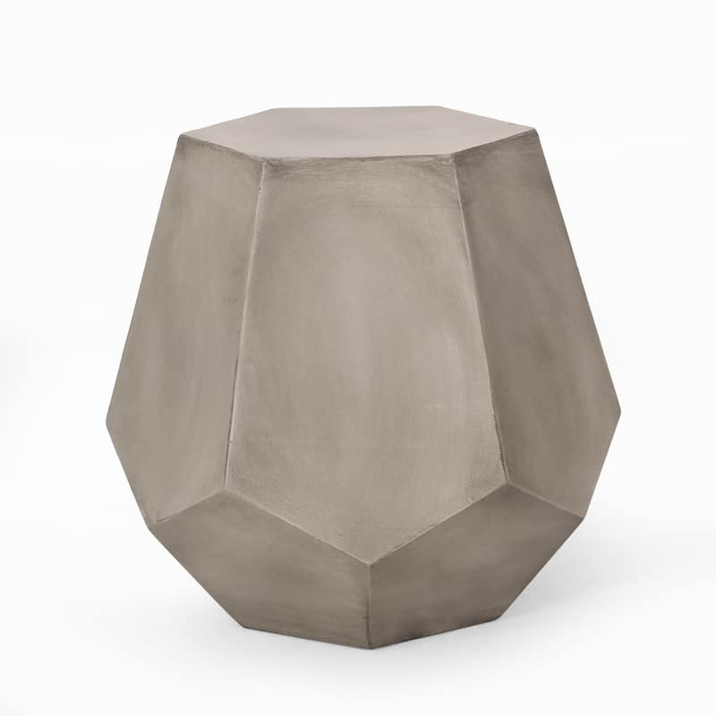 Outdoor CALGARY SIDE TABLE,Light Grey