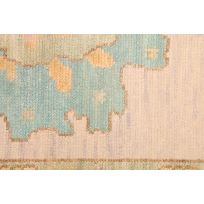 ECARPETGALLERY Hand-knotted Modern Oushak Beige Wool Rug - 10'2 x 14'1