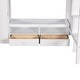 preview thumbnail 12 of 12, White Full Size Solid Wood Loft Bed with Wardrobe and Storage Table