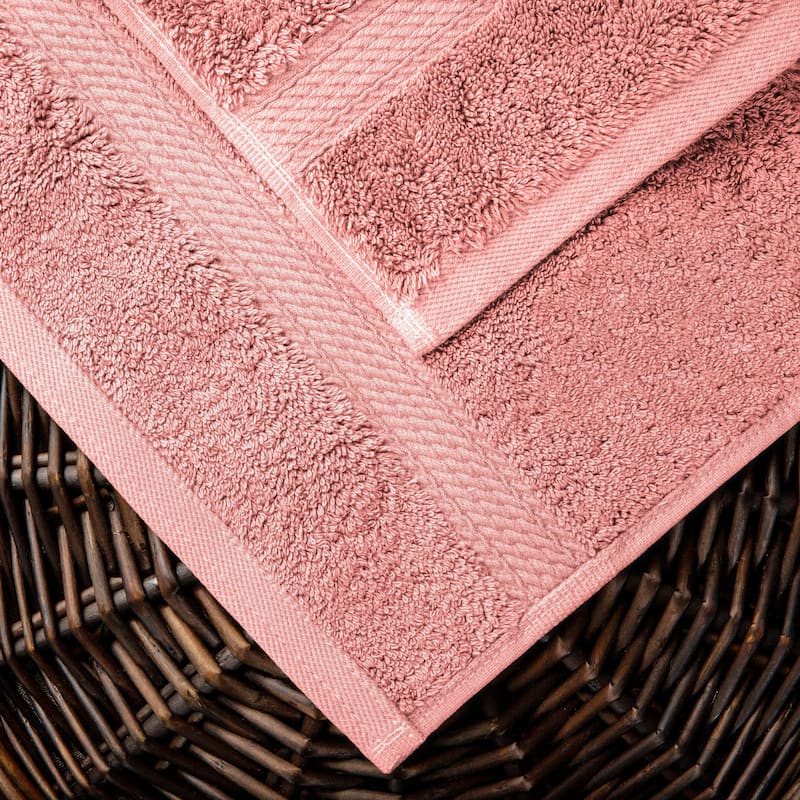 Superior Egyptian Cotton Pile Heavyweight Bath Towel Set of 2
