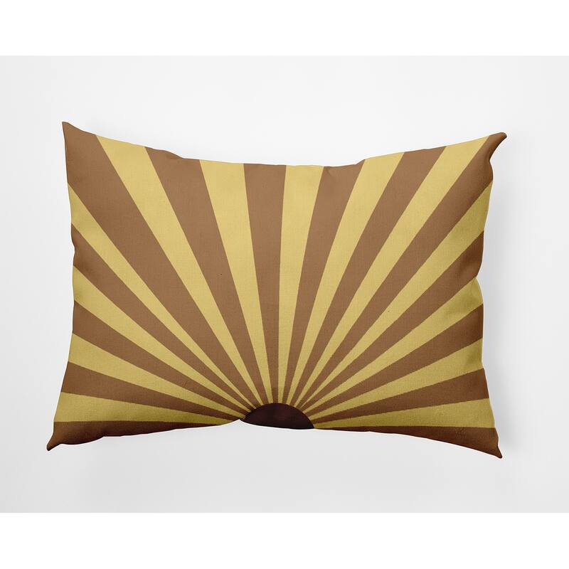 Sunset Decorative Throw Pillow - 14" x 20" - Lemon