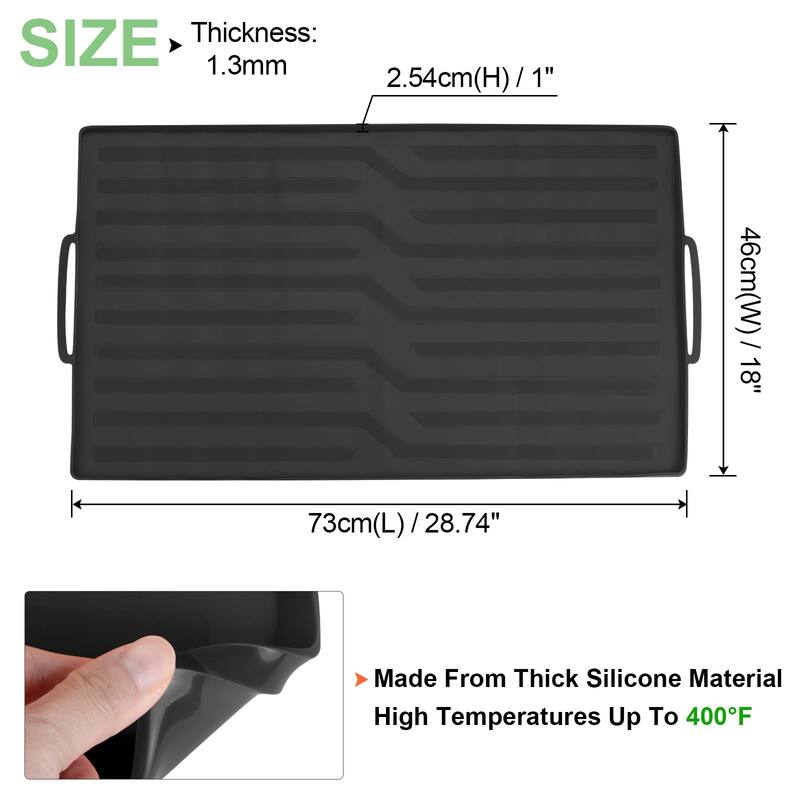 Griddle Mat Silicone Protective Cover Mat