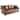 Steve Silver Sanremo Top Grain Leather Sofa with Nail Head Trim and Decorative Pillows