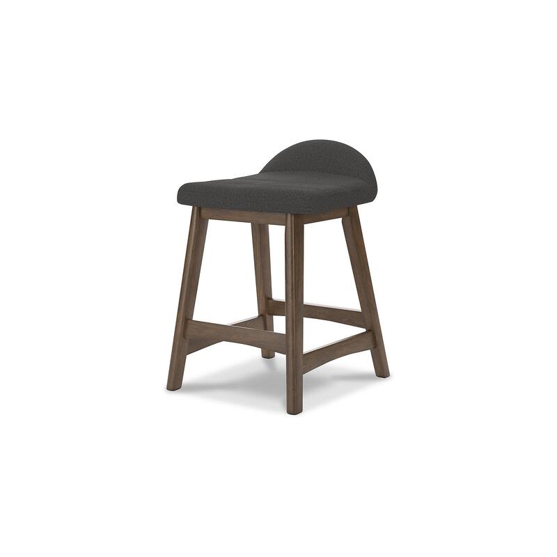Signature Design by Ashley Lyncott Upholstered Counter Height Bar Stool (Set of 2) - 19"W x 20"D x 29"H