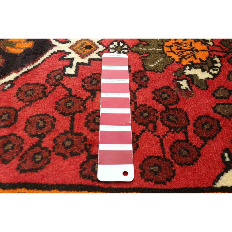 ECARPETGALLERY Hand-knotted Andelz Red Wool Rug - 3'2 x 5'0