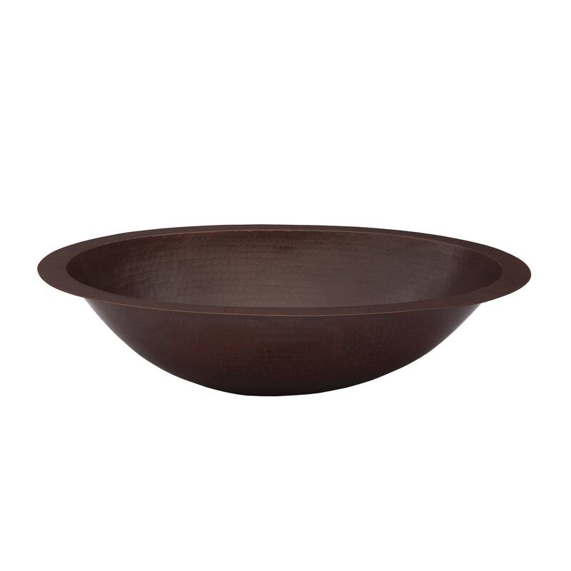 Miseno Oval 14" Copper Drop-In or Undermount Bathroom Sink