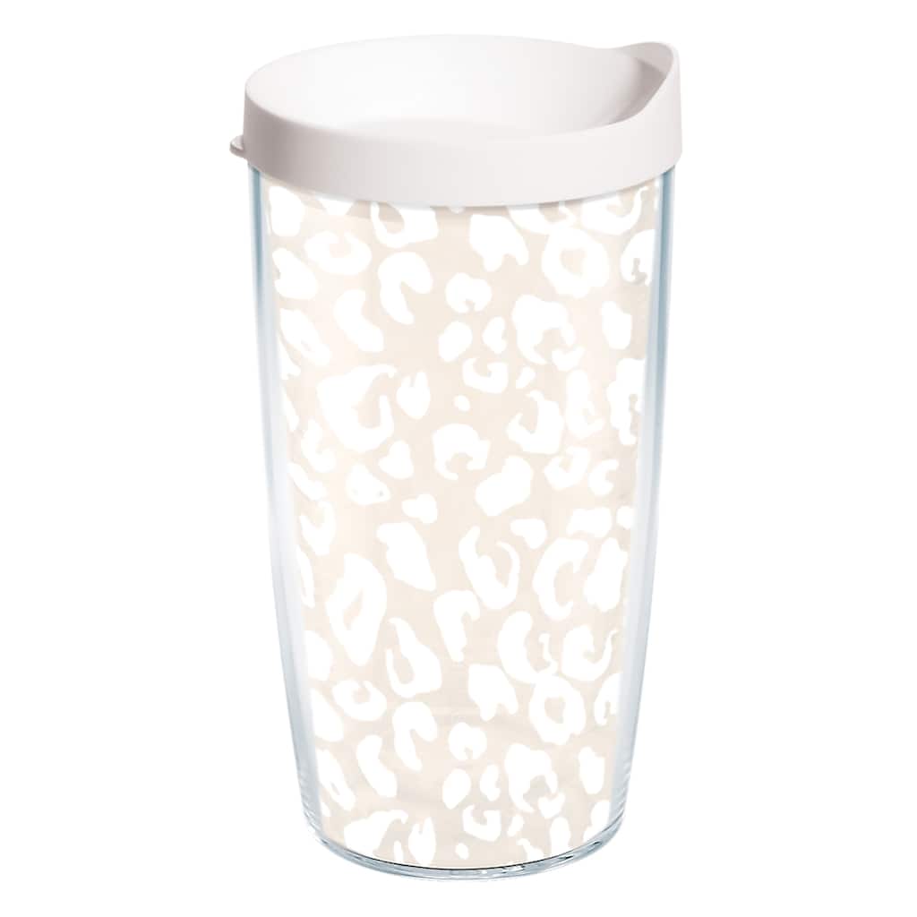 Tervis Leopard Frost Animal Print Collection Made in USA Double Walled Insulated Travel Tumbler, Frost