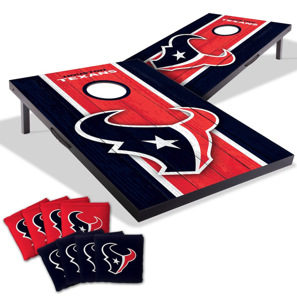 Houston Texans NFL Compact 2x3 Tailgate Cornhole Board Set
