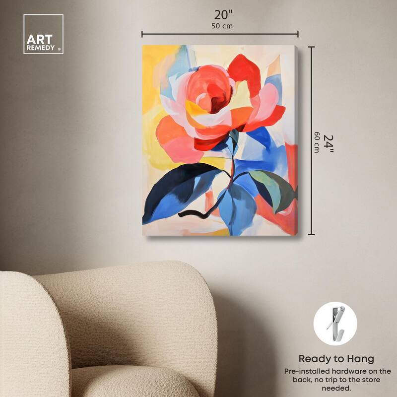 Chromatic Explosion II Canvas by Art Remedy, Gallery Wrapped