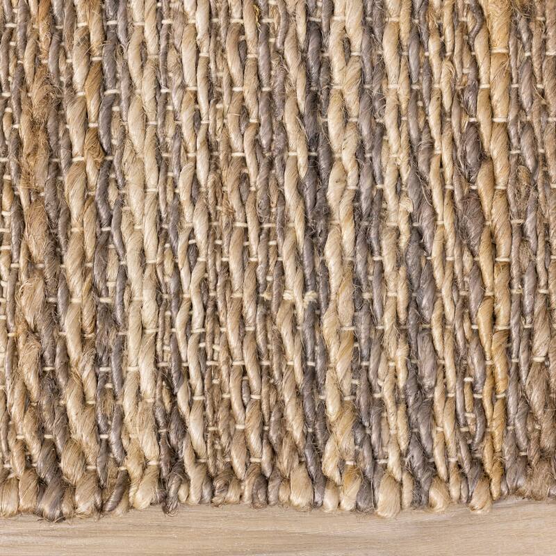 Nairobi Collection - Braided Jute Beige Rug