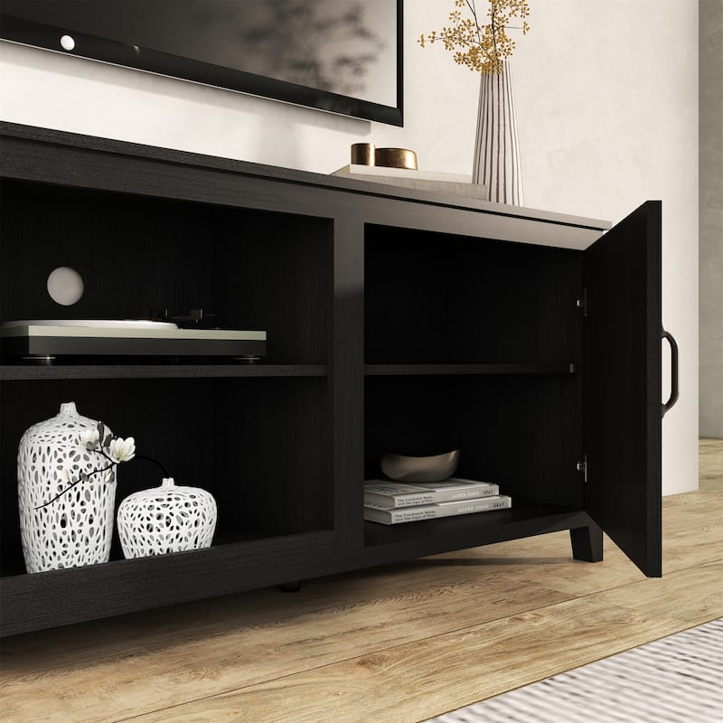 2 Doors Storage Media Console TV Stand up to 60 inches
