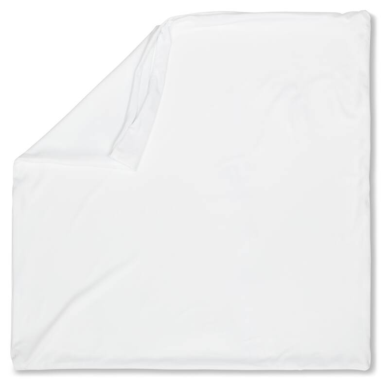 Throw Pillow Cozy Soft Microbead White: 1 Pc - ~ Cover 22 x 22