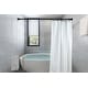 preview thumbnail 8 of 9, Utopia Alley Deco Flat Double Roller Shower Curtain Hooks, Matt Black - Matt Black