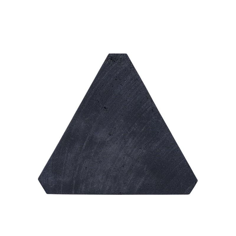 HomeRoots 24" Natural And Charcoal Reclaimed Wood And Stone Block End Table - 19.70 in. x 23.60 in. x 19.70 in.