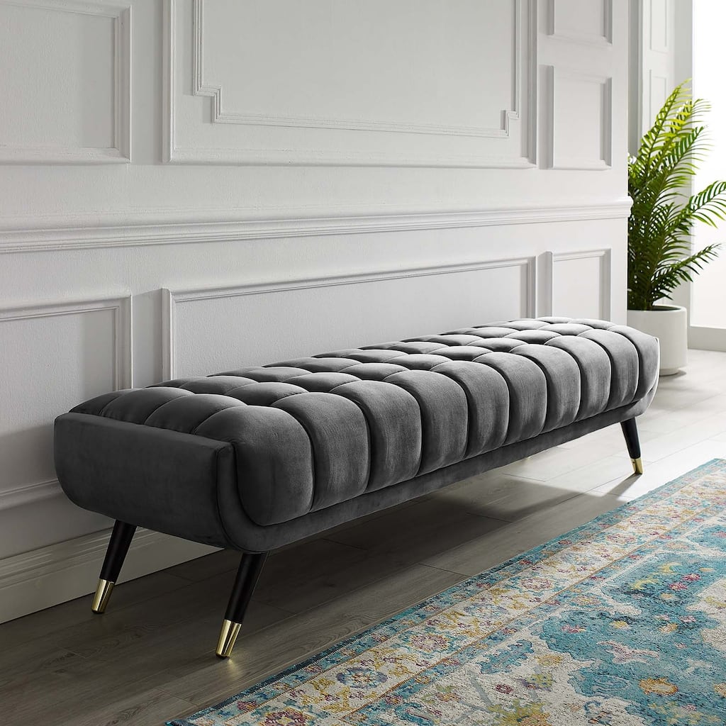Strick & Bolton Bebe Velvet Bench - n/a