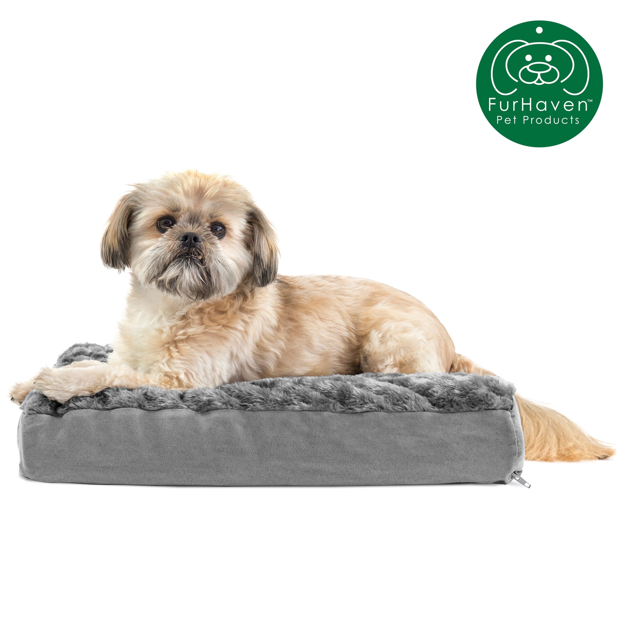 furhaven nap ultra plush deluxe memory foam dog & cat bed