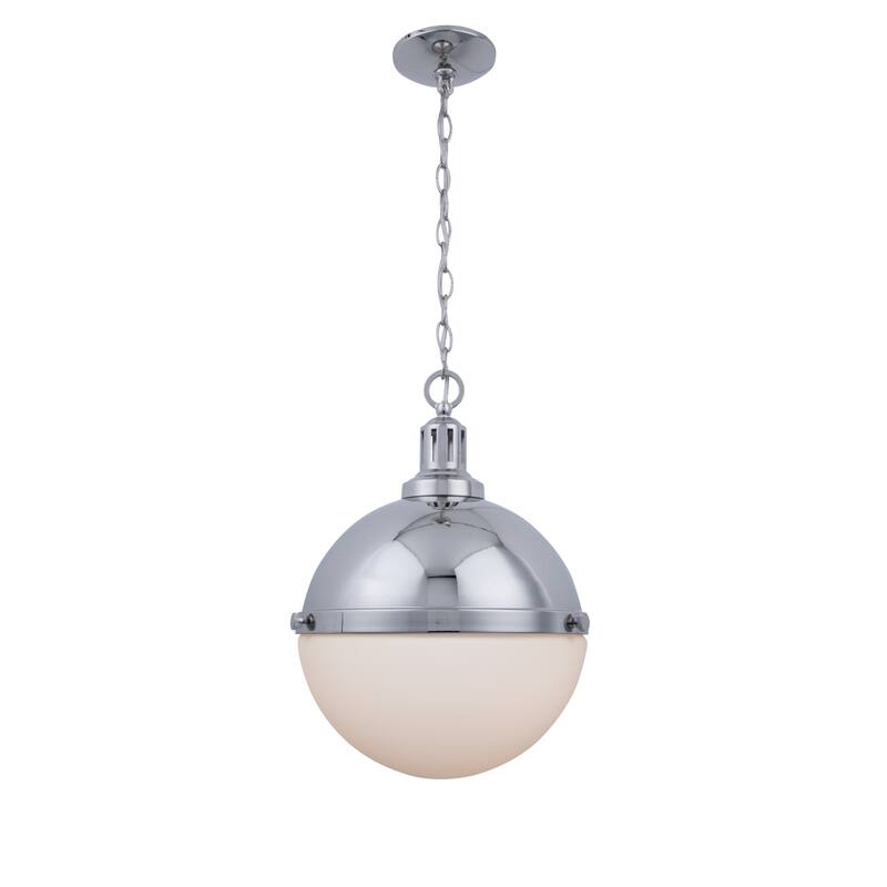 Brio Lighting Aaron - 2 Light Glass & Metal Dimmable Pendant Light
