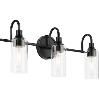 Kichler 55211 Kavi 3 Light 23" Wide Vanity Light with Clear Glass