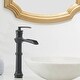 preview thumbnail 17 of 25, Waterfall Single Handle Bathroom Vessel Faucet With Drain Assembly Single Hole Vessel Sink Faucets Modern Basin Vanity High Tap