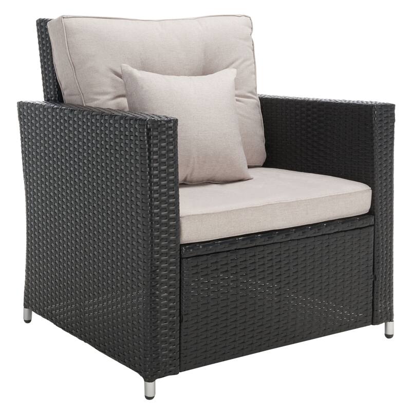 SAFAVIEH Outdoor Living Lorma 4-Piece Patio Set - 55"W x 32"D x 33"H