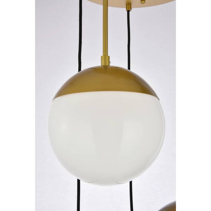 Elegant Lighting Eclipse 5 Light 18" Wide Multi Light Pendant with