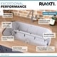 preview thumbnail 3 of 9, Ruvati 30-inch Undermount 16 Gauge Stainless Steel Kitchen Sink Single Bowl - RVM4250 - 30″ x 18-1/8″