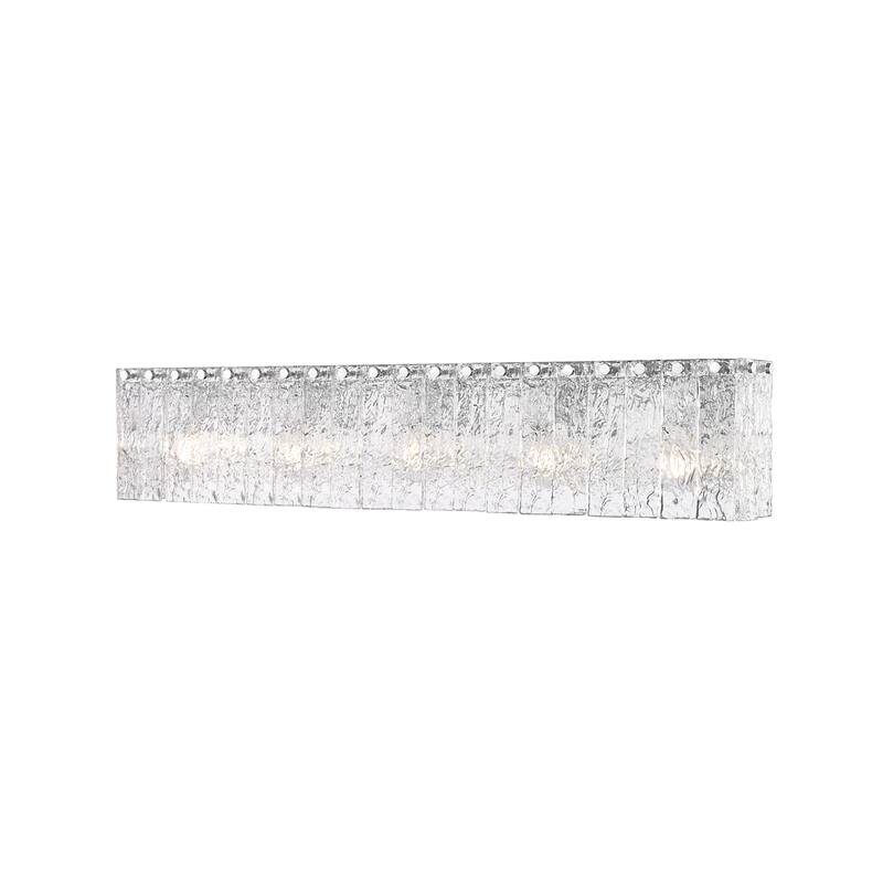 Z-Lite 1943-5V Glacier 37" Wide Vanity Light - Chrome