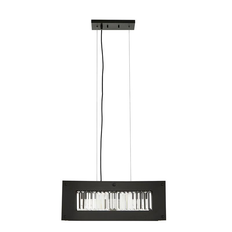 Kayan Black Bold Crystal Chandelier by iNSPIRE Q Modern
