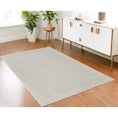 Betab Distressed Abstract Stain Resistant Woven Durable Area Rug By HomeRoots